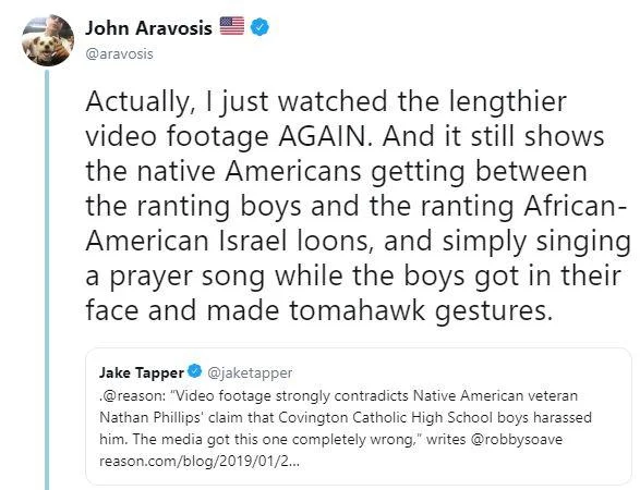 Journalist John Aravosis pushes back on claims that the media misreported the Covington incident, as debate intensified over the extended footage.