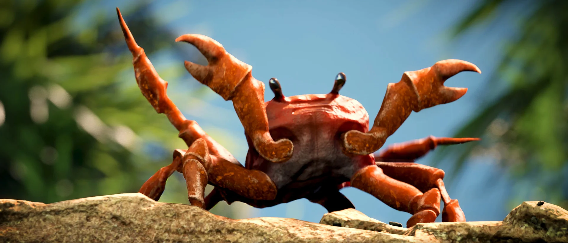 The iconic dancing crab from the 'Crab Rave' video by Noisestorm, the visual centerpiece of the meme.