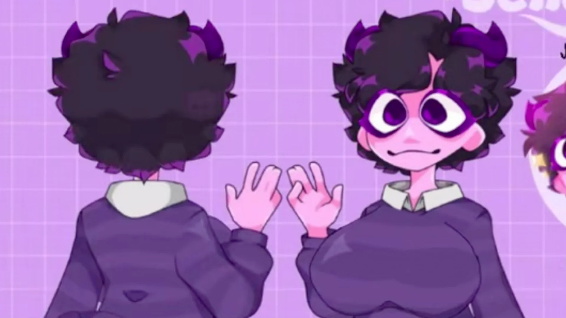 The JellyBean VTuber character design that became the subject of the 'cracking jellybean' meme in May 2025.