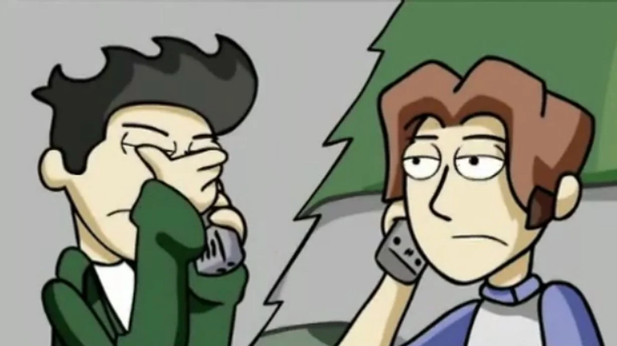 The two main characters, Ethan and Lucas, from Tim Buckley's Ctrl+Alt+Del webcomic.