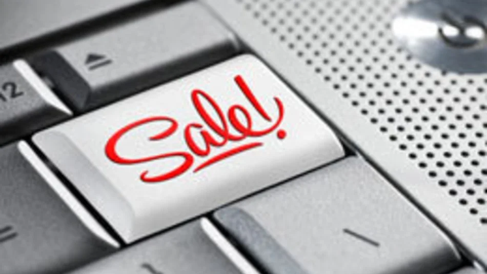 A stock image of a keyboard 'Sale!' button commonly associated with Cyber Monday online shopping promotions.