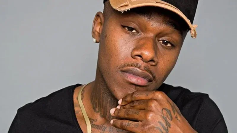 DaBaby professional portrait with signature pose.