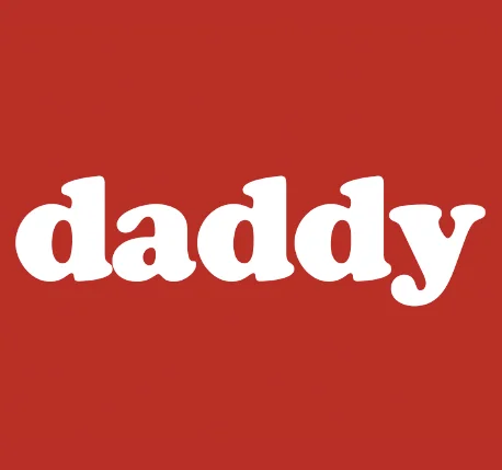 The 'Daddy' meme entry icon featuring bold white lettering on a red background.