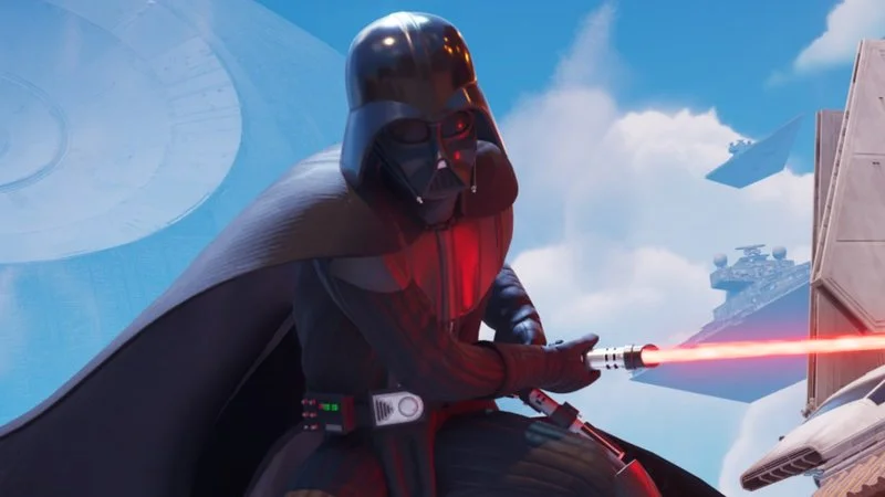 Darth Vader AI companion in Fortnite Battle Royale.