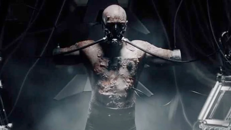 A still from Star Wars Theory's fan film 'Shards of the Past,' depicting a wounded Anakin Skywalker becoming Darth Vader — the video at the center of the 2019 Disney copyright controversy.