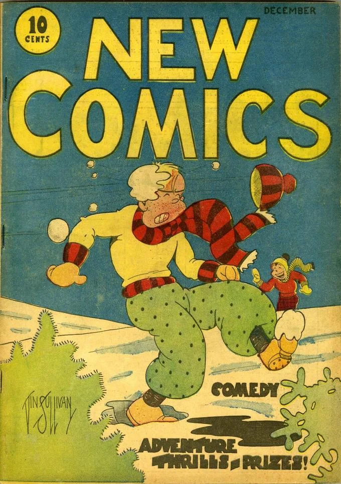 New Comics #1 (December 1935), the second title from the company that would become DC Comics.
