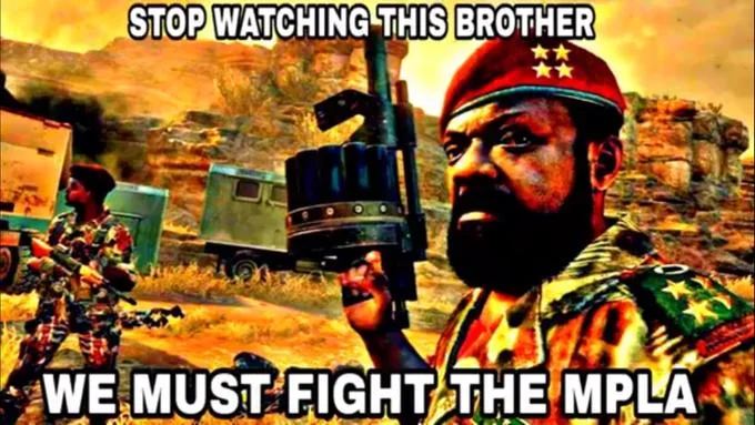 Jonas Savimbi bait-and-switch meme from Call of Duty.
