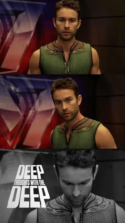 Blank Deep Thoughts template ready for custom captions.