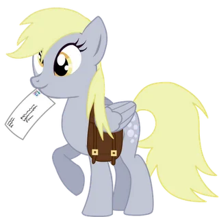 Derpy Hooves in comedic meme format with caption.