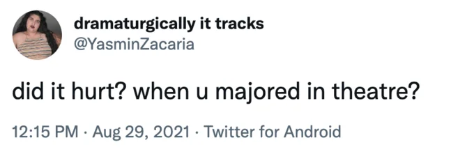 Did it hurt applied to college major choice experience.