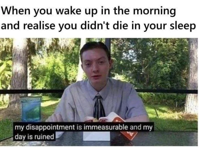 My Disappointment Is Immeasurable