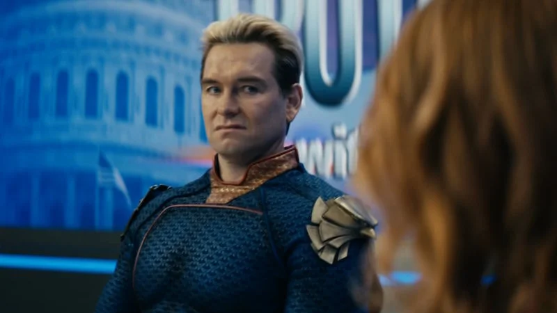 The original Disgusted Homelander meme template.