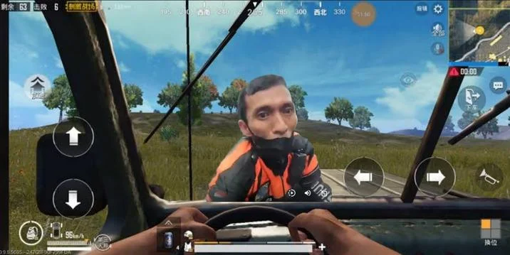 Dishub officer recreated as video game character.