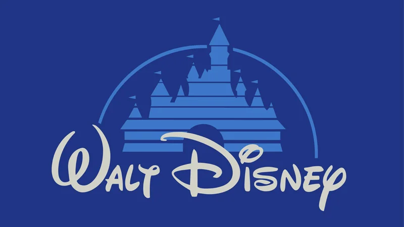 The iconic Walt Disney company logo, featuring the signature wordmark and castle silhouette.