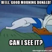Donald Duck Boner