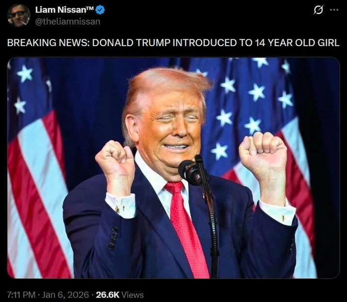 Trump weightlifter reaction to fake news.