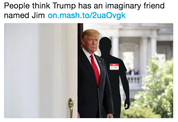 The iconic Jim nametag meme image.