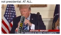 Donald Trumps Water Break