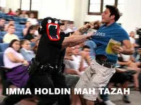Humorous caption on original incident.