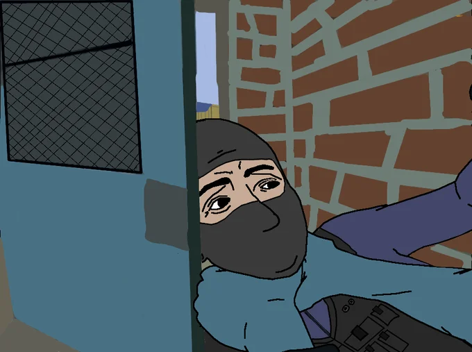 A popular 'What if you wanted to go to heaven, but God said…' variant using the 'Door Stuck' Counter-Strike scene as the punchline.