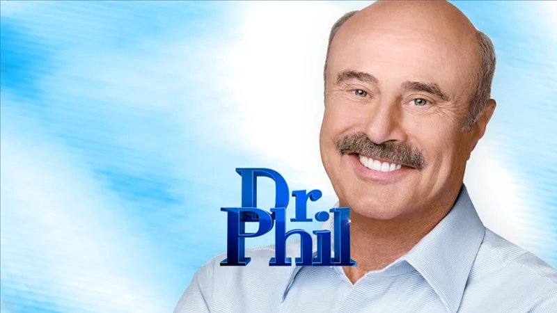 The official promotional artwork for the 'Dr. Phil' television talk show, the source of countless internet memes.
