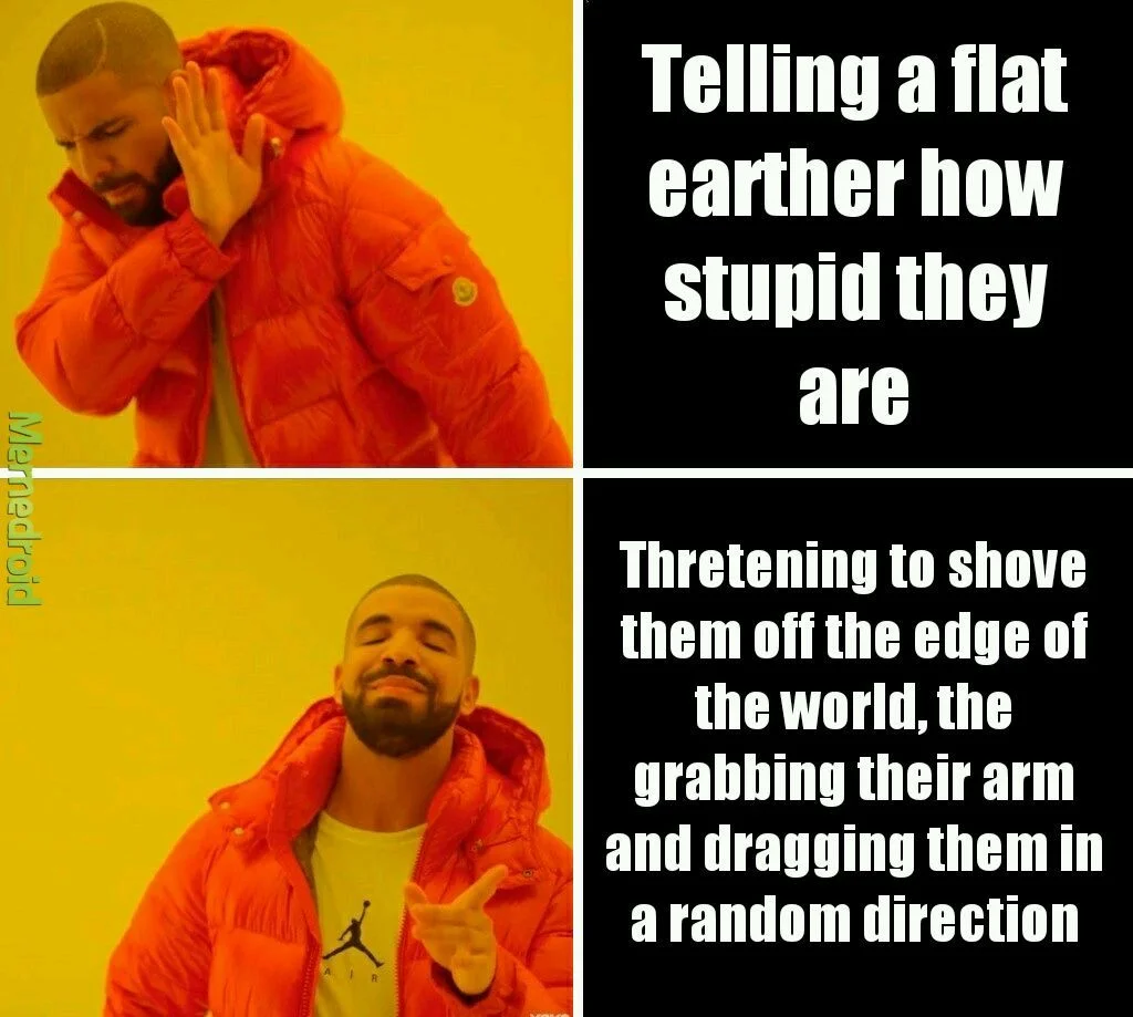 Argument versus dramatic counterargument.