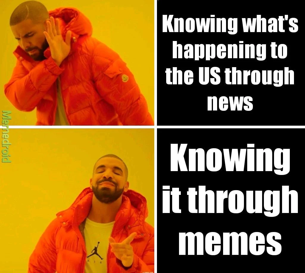 News versus meme-based learning.