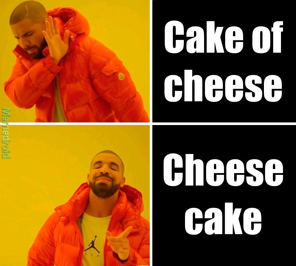 Drake comparison meme with text overlays.