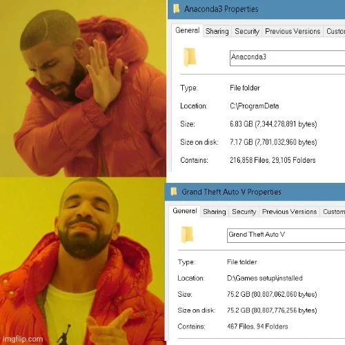 Drakeposting with Windows UI overlay.