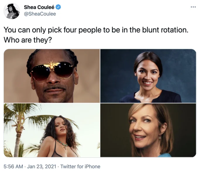 Shea Couleé viral peak 2021 example.