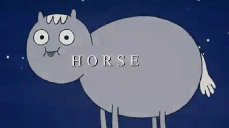 The horse from the viral TikTok meme.