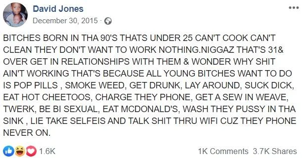 Original Facebook post spawning the copypasta.