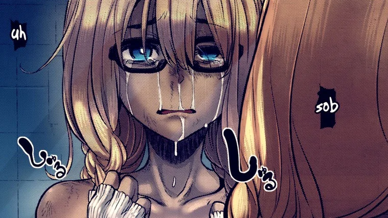 The iconic crying panel from the manga Emergence (177013) that became the face of the meme.