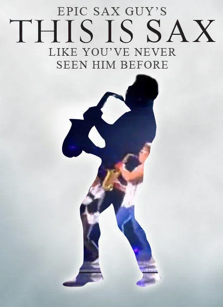 A fan-made 'This Is Sax' promotional parody riffing on Michael Jackson's 'This Is It' documentary and Epic Sax Guy's viral fame.