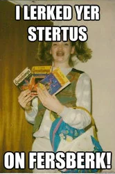 Phonetic text variation following the meme's characteristic spelling treatment.