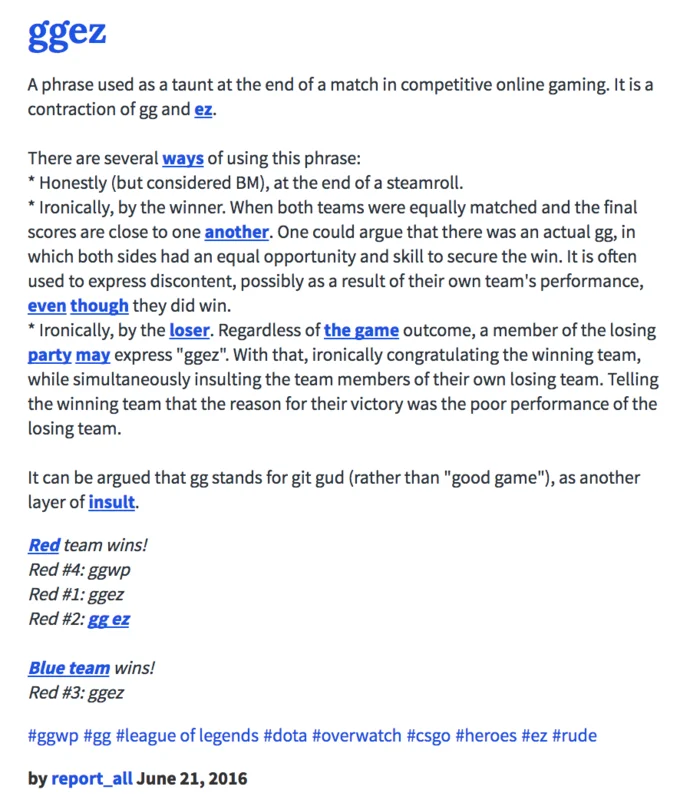 An early Urban Dictionary entry from 2003 defining 'e-z' as slang meaning 'take it easy' or 'keep it real'.