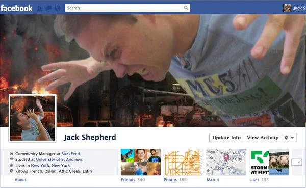 Eye-catching creative imagery used for profile header customization.