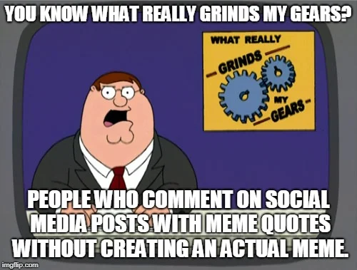 Example of the fake memes meme