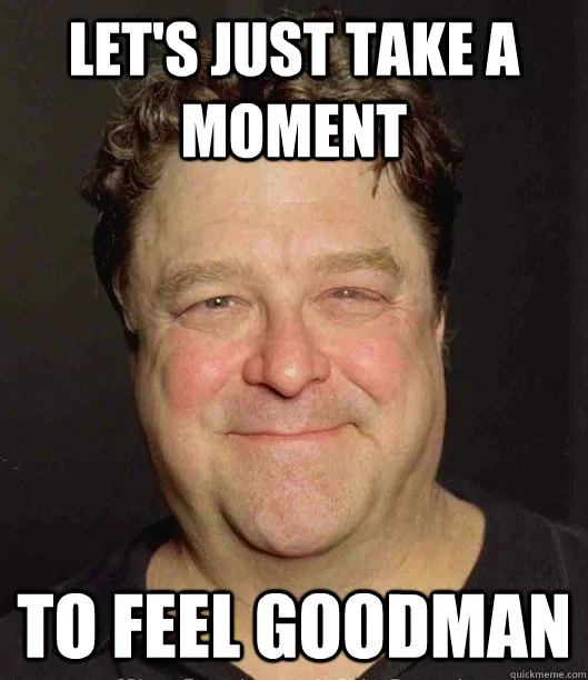 Adaptation of meme catchphrase about taking time to appreciate contentment.
