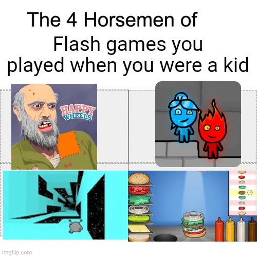Nostalgic compilation of Flash-based games from 2000s-2010s childhood.