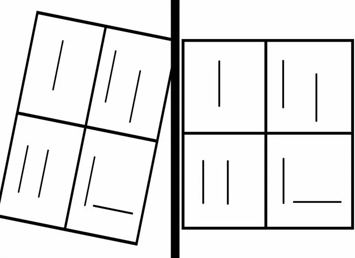 A meta-commentary on meme abstraction using nested grid formats.