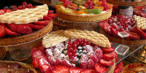 Textbook food porn exemplifying glamorized indulgent food photography.
