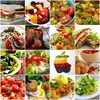 Showcase of food porn genre breadth across multiple food types.
