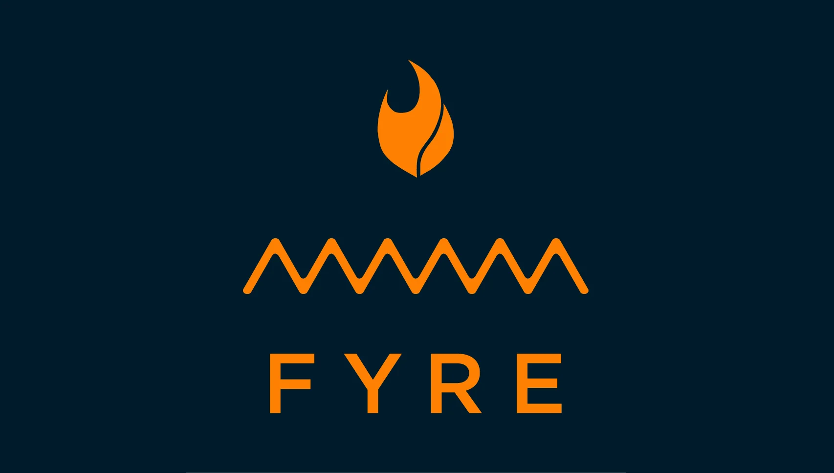 The official Fyre Festival logo used in promotional materials for the disastrous 2017 event.
