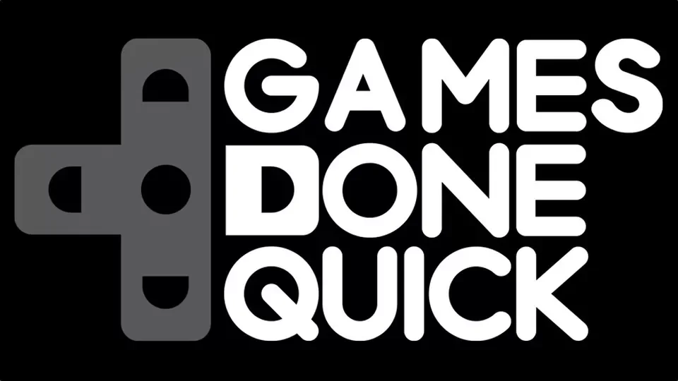 The official Games Done Quick (GDQ) logo used across the charity speedrunning marathon's branding.