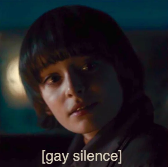 Moody cinematic gay silence variant.