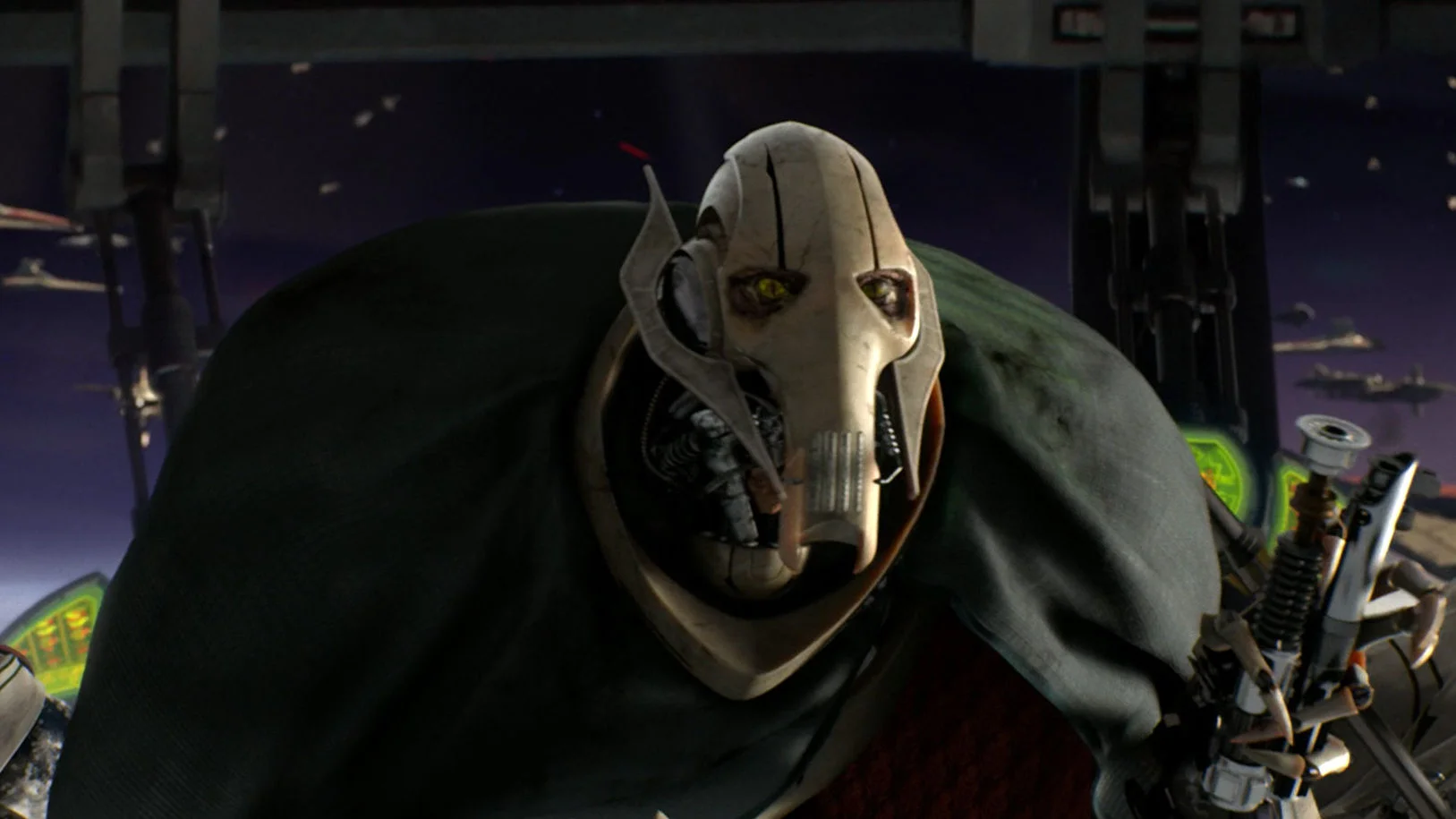 General Grievous as he appears in Star Wars: Episode III – Revenge of the Sith, the film that turned him into a lasting meme subject.