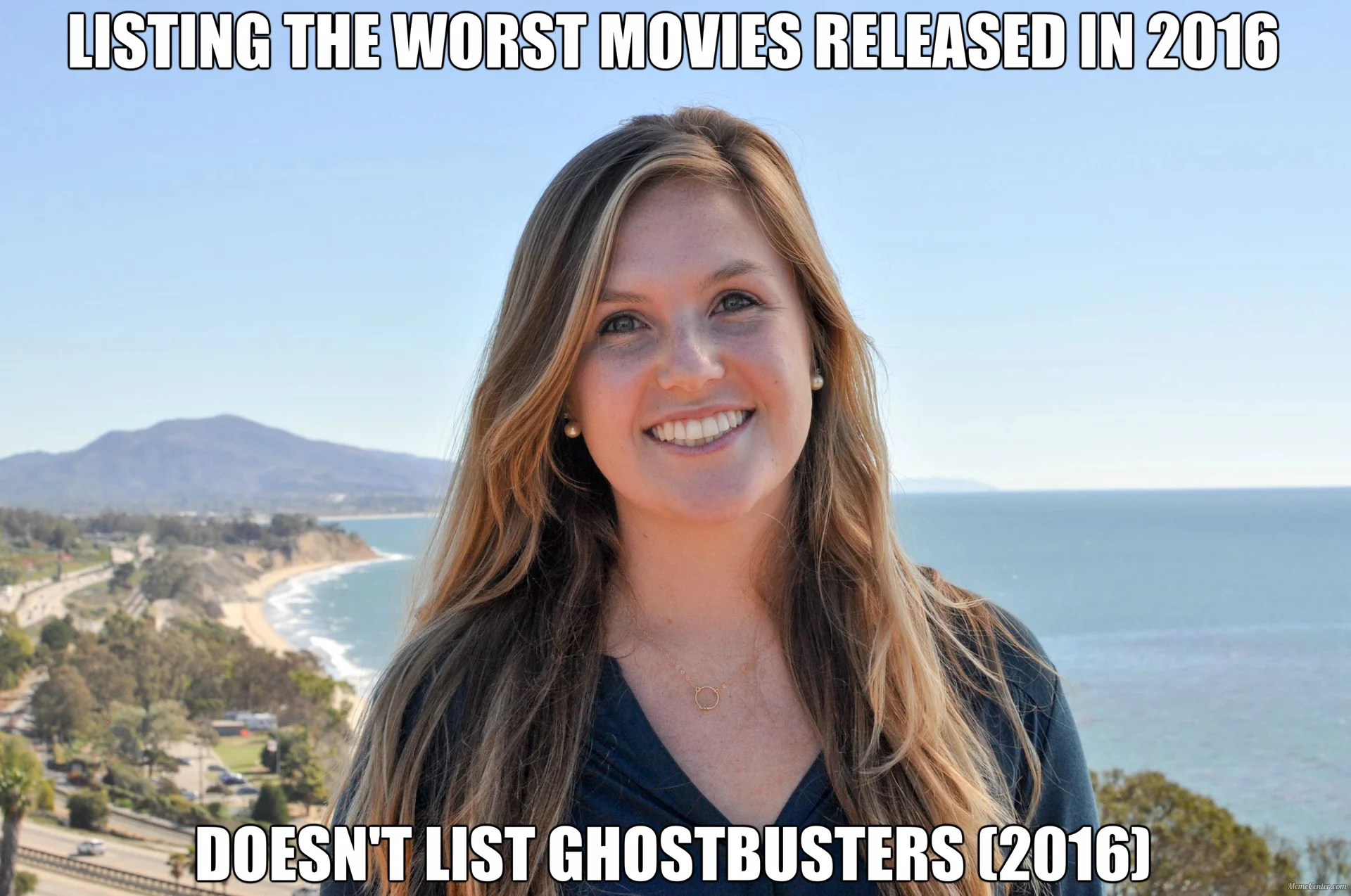A macro combining Paul Feig's remarks blaming the reboot's failure on 2016's "anti-Hillary movement" with the SpongeBob "lesson" meme mocking his continued excuses.