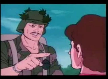 GI Joe soldiers dialogue scene.
