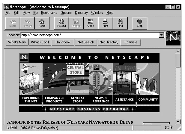 Netscape Navigator helped bring animated GIFs to the mainstream web in the mid-1990s.